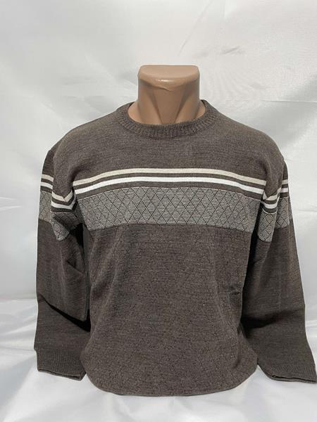 Свитер Sabihina (3XL-5XL) SB1373 brown (деми)
