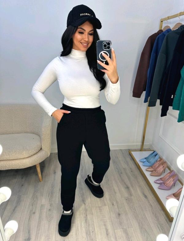 Штаны спорт Amok (XL-4XL) 80023 black (зима)