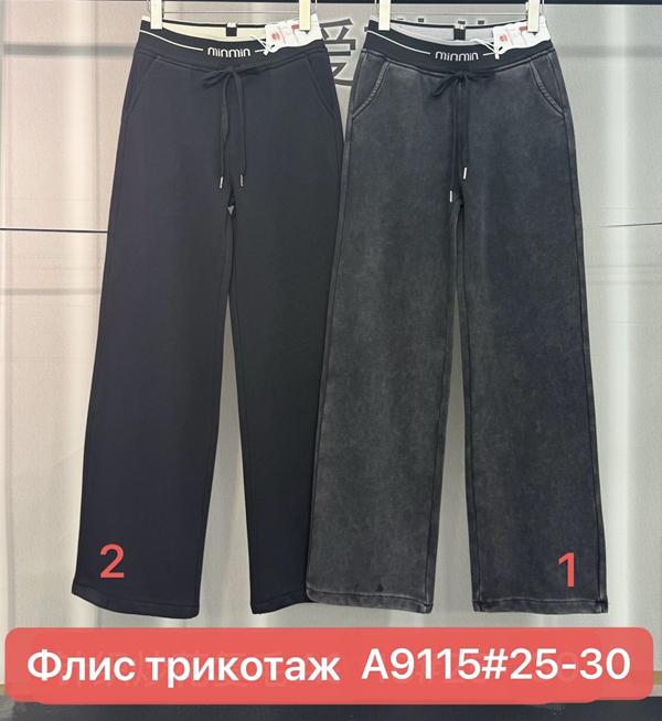 Штаны спорт Immei (25-30) A9115-2 black (зима)