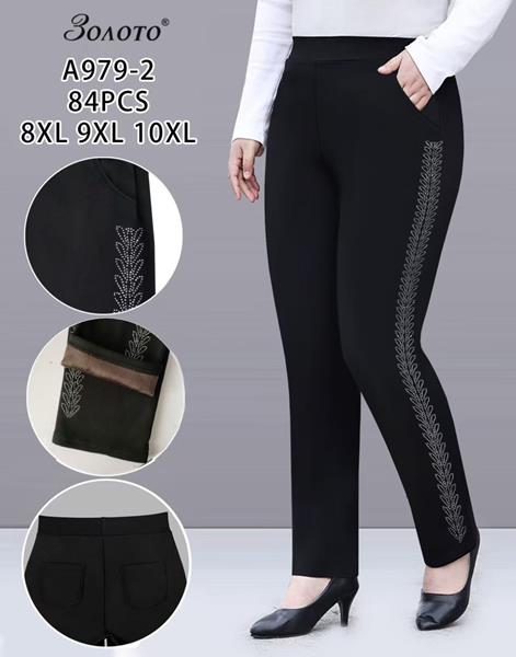 Штаны Hoan (8XL-10XL) A979-2 black (зима)