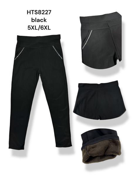 Лосины Giang (3XL-8XL) G123-8227 black (зима)