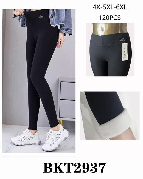 Лосины Giang (4XL-6XL) G138-2937 black (зима)