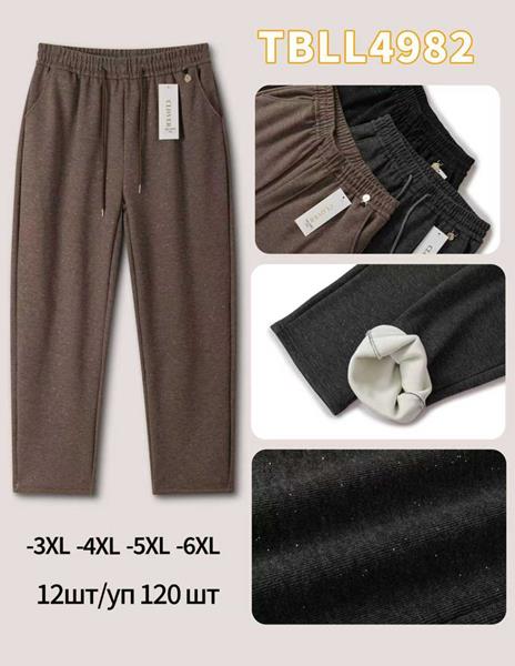 Штаны спорт Giang (3XL-6XL) G144-4952 mix (зима)