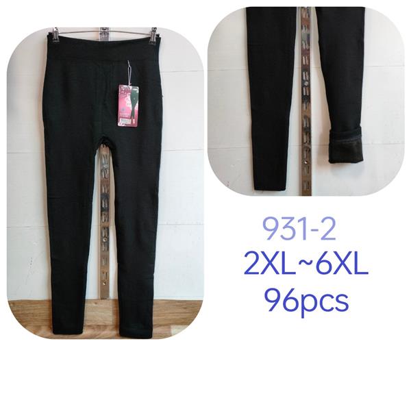 Лосины Giang (2XL-6XL) G162-931-1 black (зима)