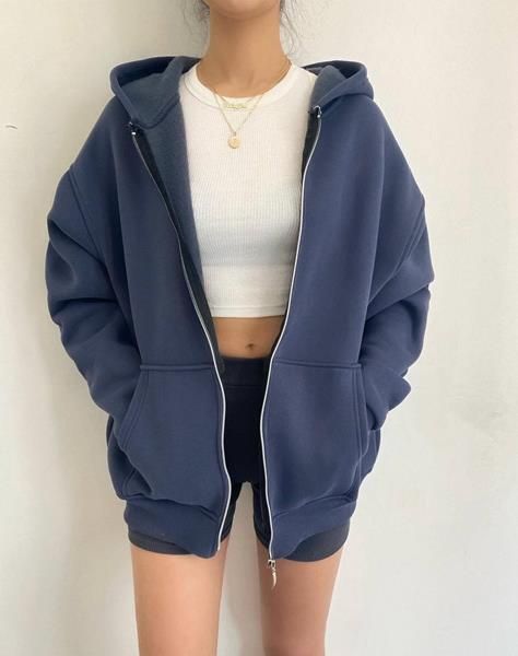 Кофта спорт Modnulya (42-50) 326 navy (зима)