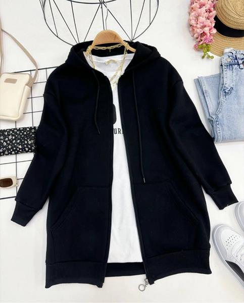 Кофта спорт Modnulya (42-48) 7050 black (зима)