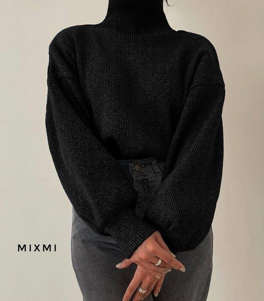 Свитер Modnulya (42-54) 7328 black (зима)