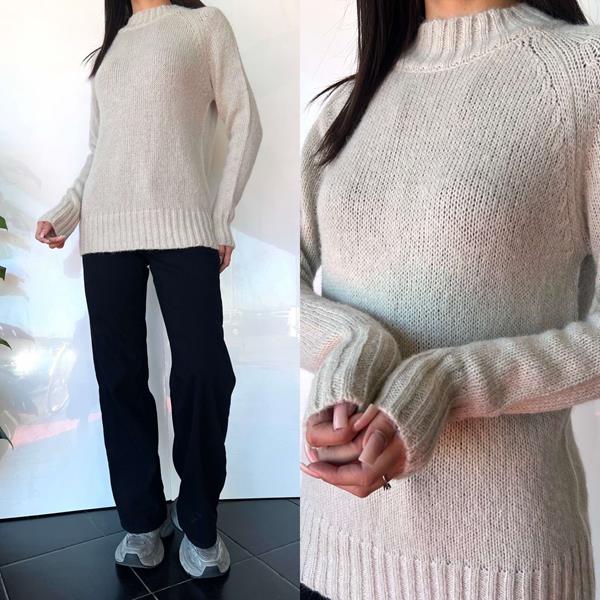 Свитер i8denim Women (One size) TB106 l.grey (зима)