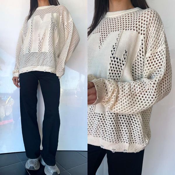 Свитер i8denim Women (one size) TB112 white (деми)