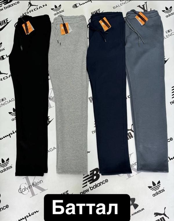 Штаны спорт F.T.H (3XL-5XL) F568 l.grey (зима)