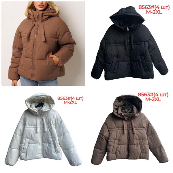 Куртка Katty (M-2XL) 8563 white (зима)