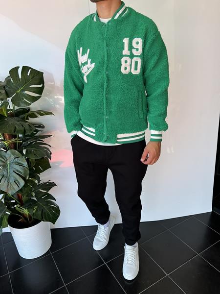 Кофта i8denim (S-XL) 2312 green (зима)