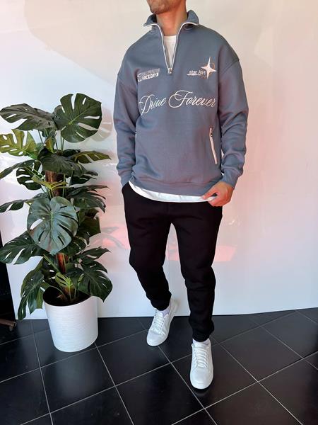 Свитер i8denim (S-XL) 2340 grey (зима)