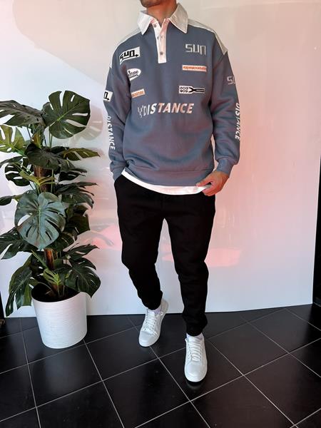 Свитер i8denim (S-XL) 2342 grey (зима)