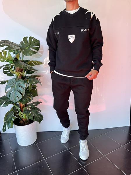 Свитер i8denim (S-XL) 2346 black (зима)