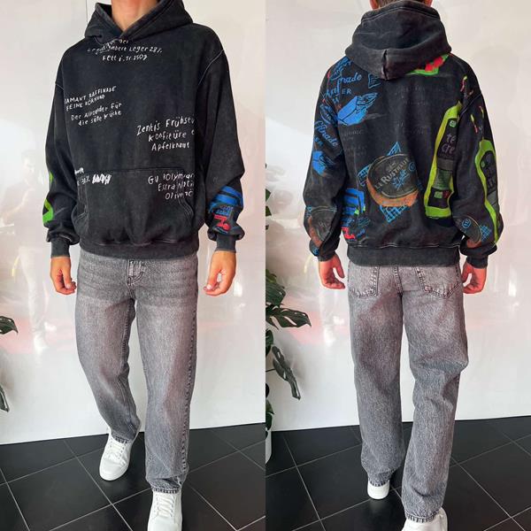 Худи i8denim (S-XL) 2363 d.grey (зима)
