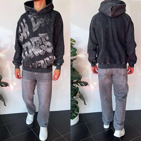 Худи i8denim (S-XL) 2372 grey (зима)