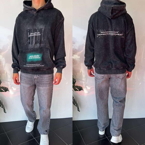 Худи i8denim (S-XL) 2375 grey (зима)
