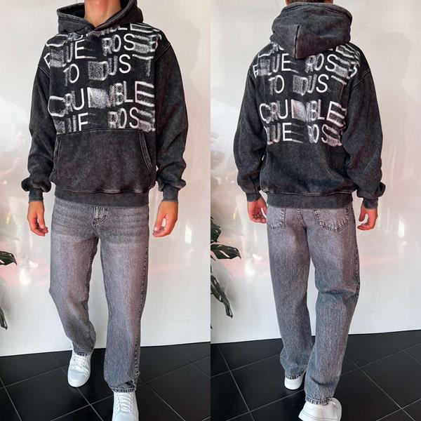 Худи i8denim (S-XL) 2387 grey (зима)