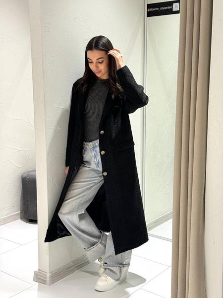 Пальто i8denim Women (S-L) TB120 black (деми)