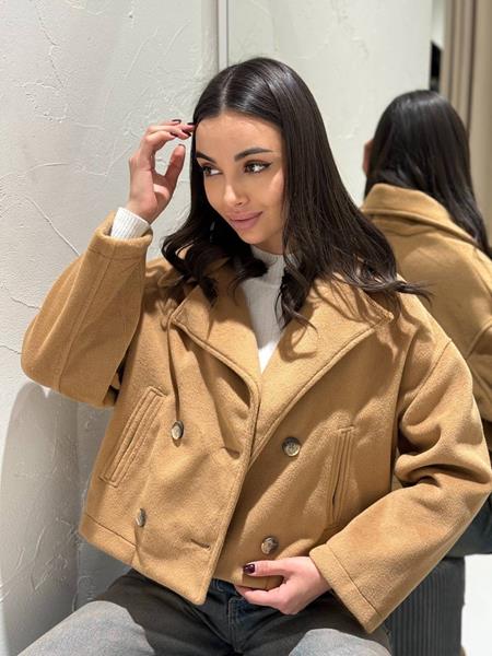 Куртка i8denim Women (S-L) TB126 d.beige (деми)