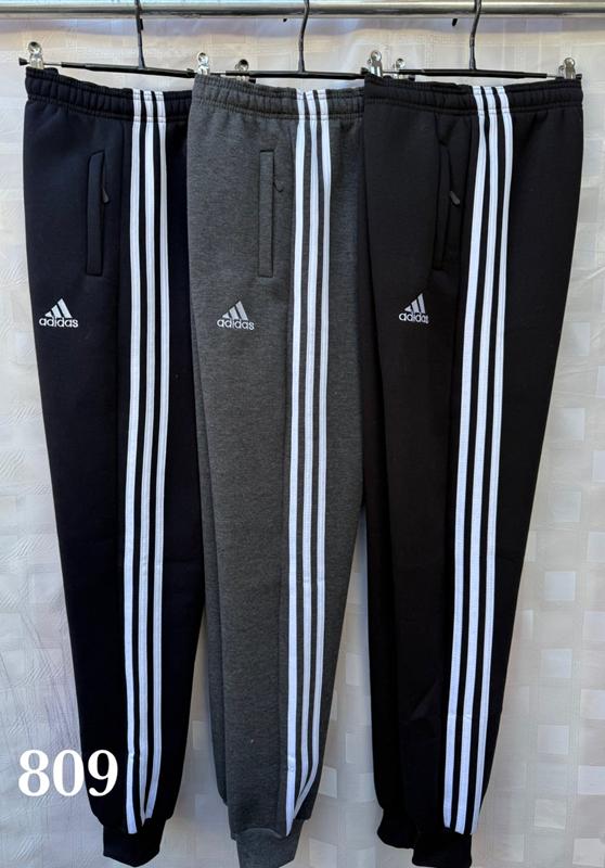 Штаны спорт Shon (46-54) S1425 black (зима)