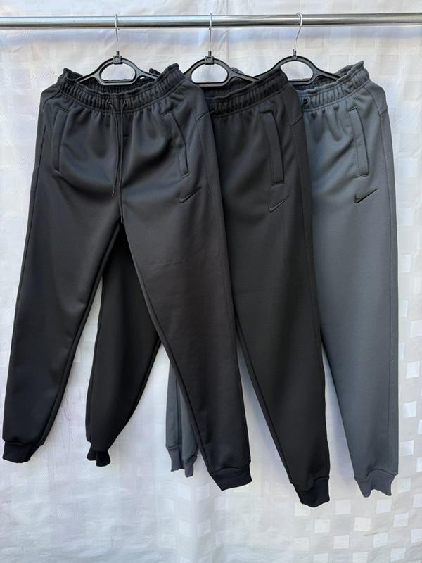 Штаны спорт Shon (48-56) S1524 black (зима)