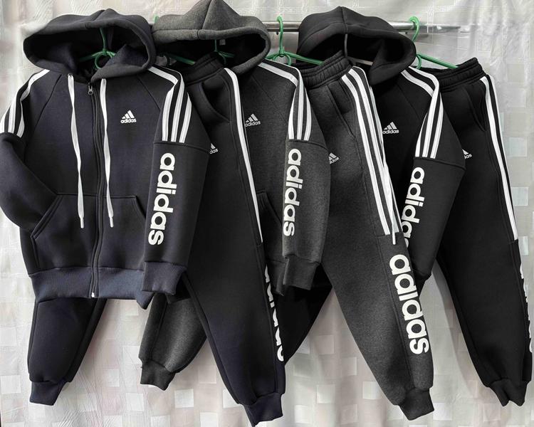 Костюм спорт Shon (42-50) S1594 black (зима)