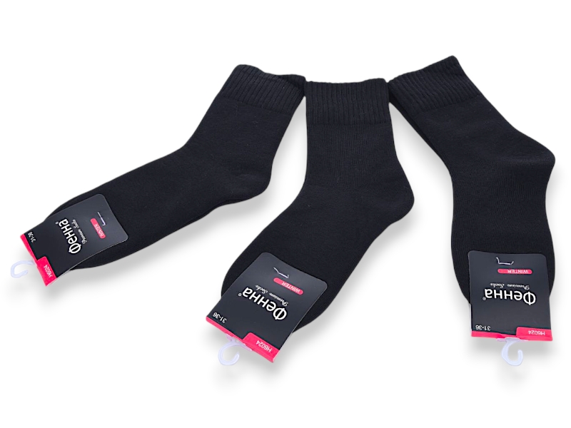 Носки Jelzin (31-36) H6024-1 black (зима)