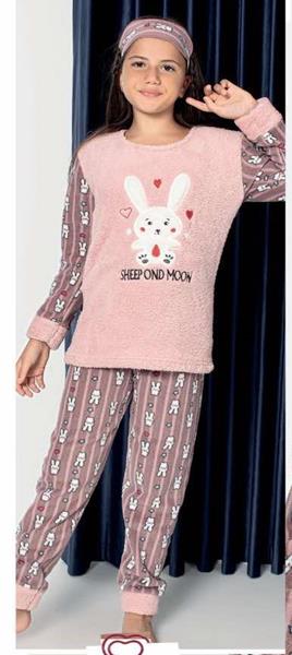 Пижама Disneyopt kids (5-8) 8706 pink (зима)