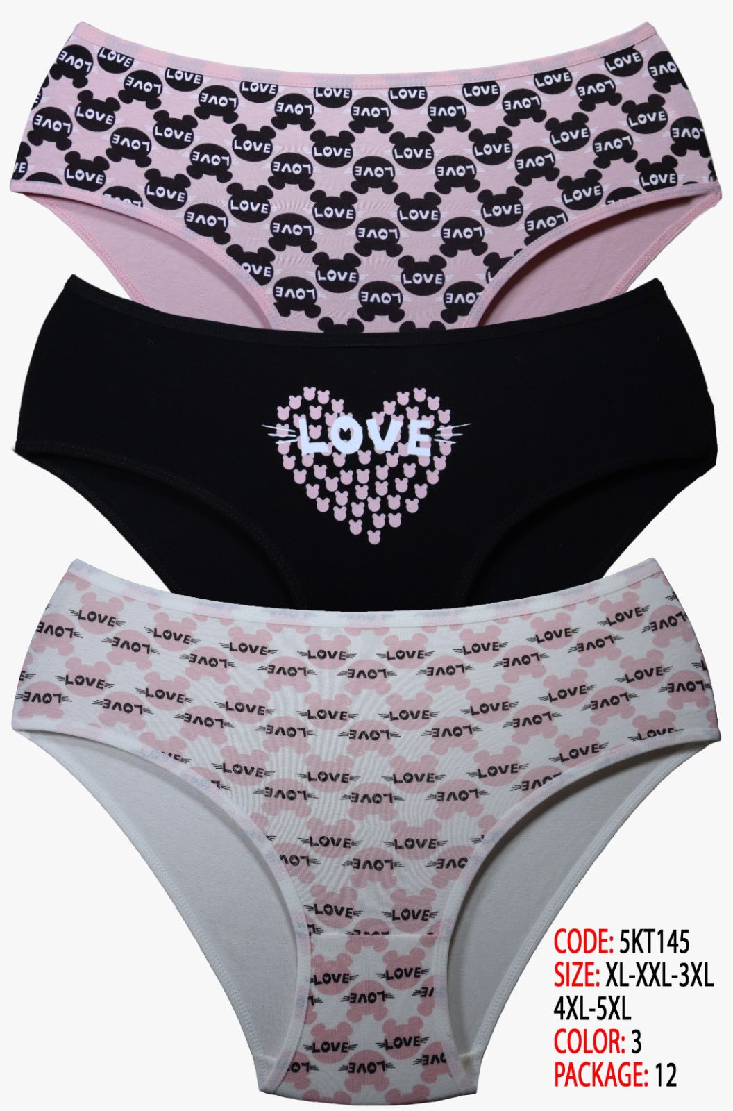 Трусы Disneyopt (2XL) 5KT145 mix (2XL) (лето)