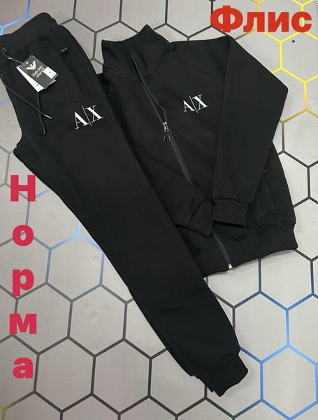 Костюм спорт Alex Clothes (S-2XL) 4997 black (зима)