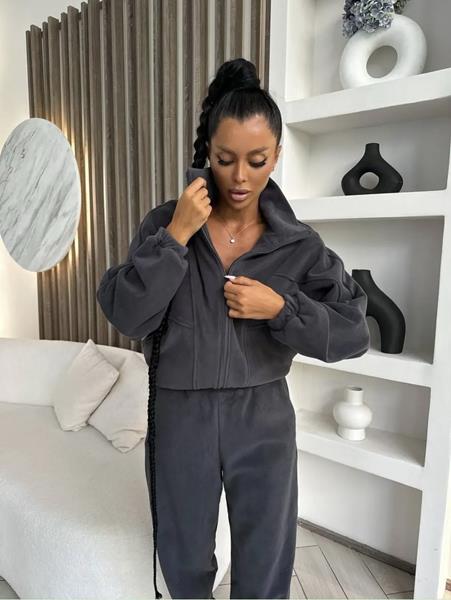 Костюм спорт Valentina (42-50) 088 grey (зима)