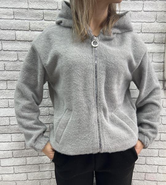 Кофта Valentina (42-48) 3 grey (зима)