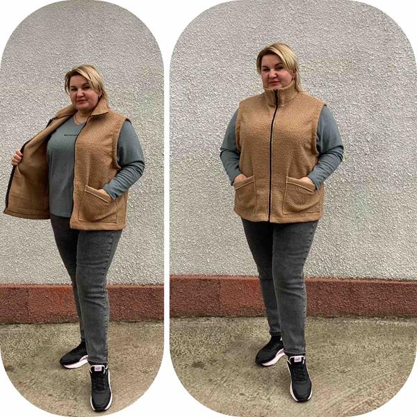 Жилетка BAT (52-58) BT247 beige (деми)