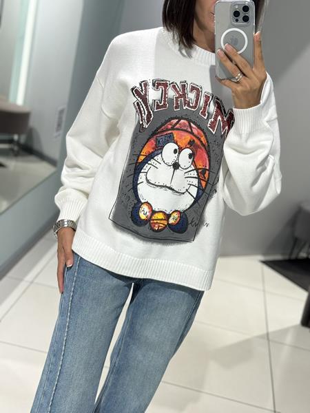 Свитер Comod (one size) CM43 white (зима)