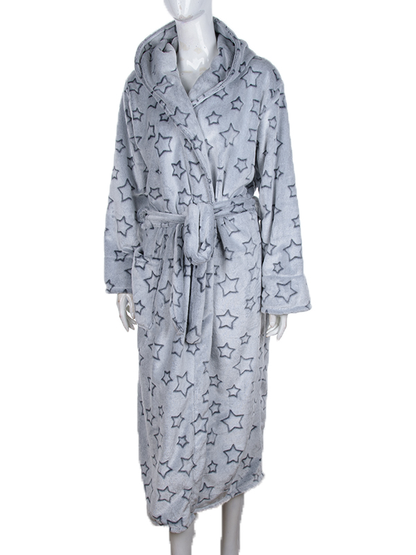 Халат Banko (XL-3XL) O00-10 grey (зима)