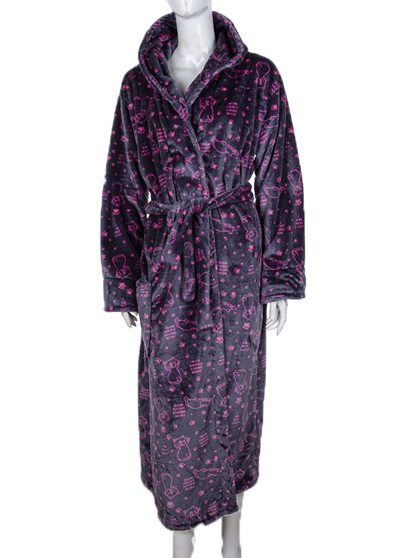 Халат Banko (XL-3XL) O00-15 brown (зима)