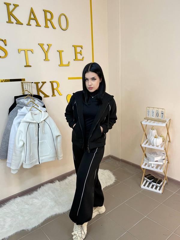 Костюм спорт Ariamo (140-164) A117 black (зима)