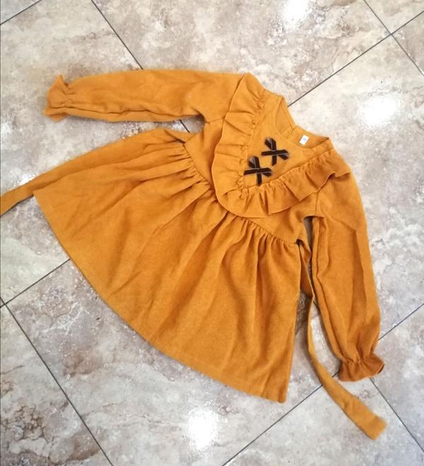 Платье Ariamo (98-116) A113 yellow (деми)