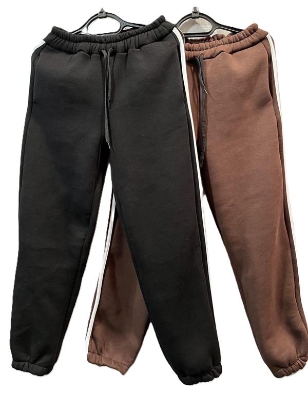 Штаны спорт Shoptime (44-50) S528 black (зима)