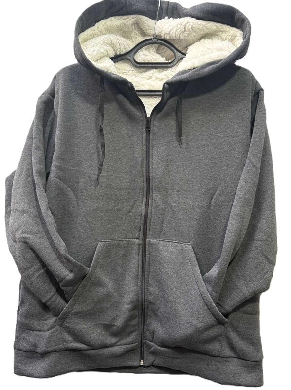 Кофта спорт Shoptime (52-58) S551 grey (зима)