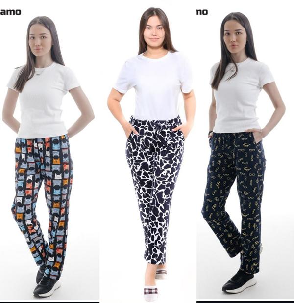 Штаны Imlion (48-56) 4452-3 black-white (деми)