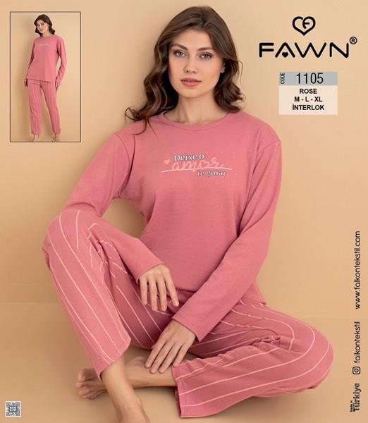 Пижама Vehuiah (M-XL) 1105 powder (деми)