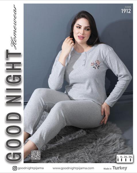 Пижама Vehuiah (L-3XL) 1912 grey (деми)