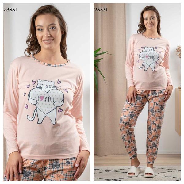 Пижама Vehuiah (S-2XL) 23331 beige (деми)