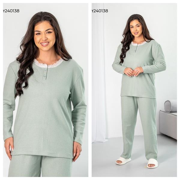 Пижама Vehuiah (XL-3XL) 240138 mint (деми)