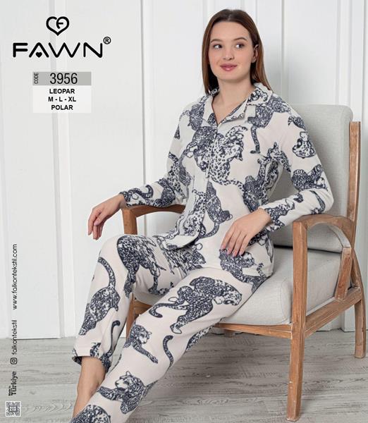 Пижама Vehuiah (M-XL) 3956 white (зима)