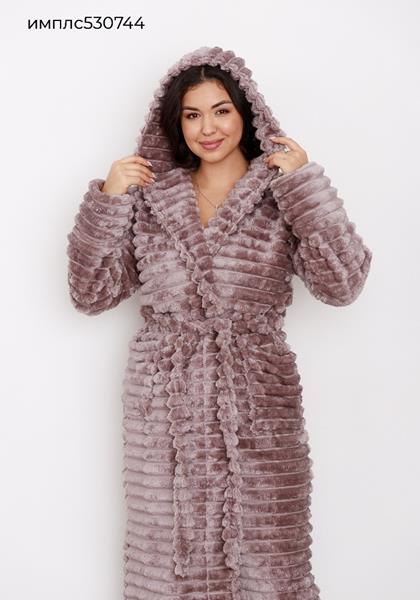 Халат Vehuiah (XL-3XL) 530744 beige (зима)