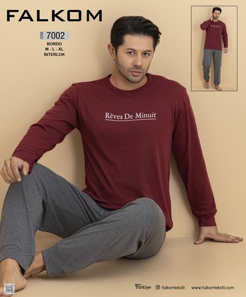 Пижама Vehuiah (M-XL) 7002 wine (деми)